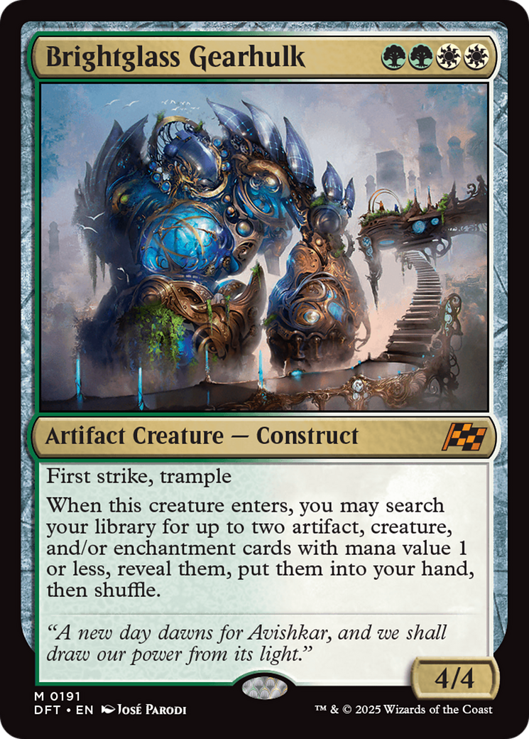 Brightglass Gearhulk [Aetherdrift] | The Time Vault CA