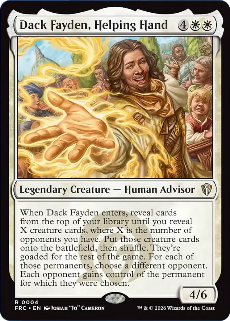 Dack Fayden, Helping Hand [Reality Fracture Commander] | The Time Vault CA