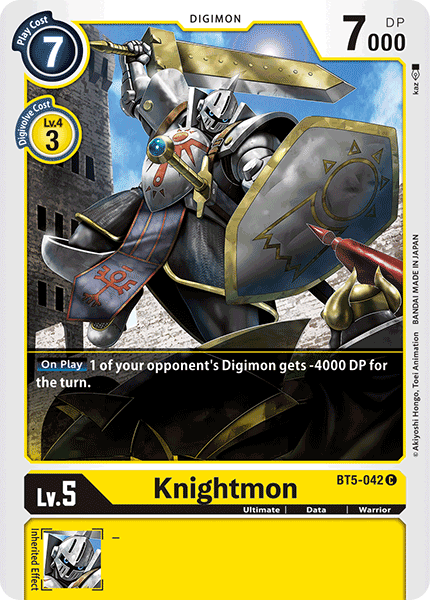 Knightmon [BT5-042] [Battle of Omni] | The Time Vault CA