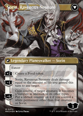 Sorin of House Markov // Sorin, Ravenous Neonate (Borderless) (Textured Foil) [Modern Horizons 3] | The Time Vault CA