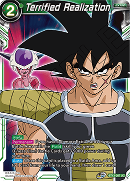Terrified Realization (Uncommon) (BT13-087) [Supreme Rivalry] | The Time Vault CA