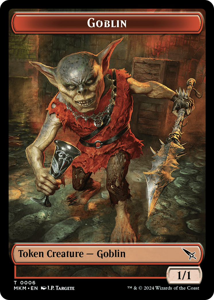 Detective // Goblin Double-Sided Token [Murders at Karlov Manor Tokens] | The Time Vault CA