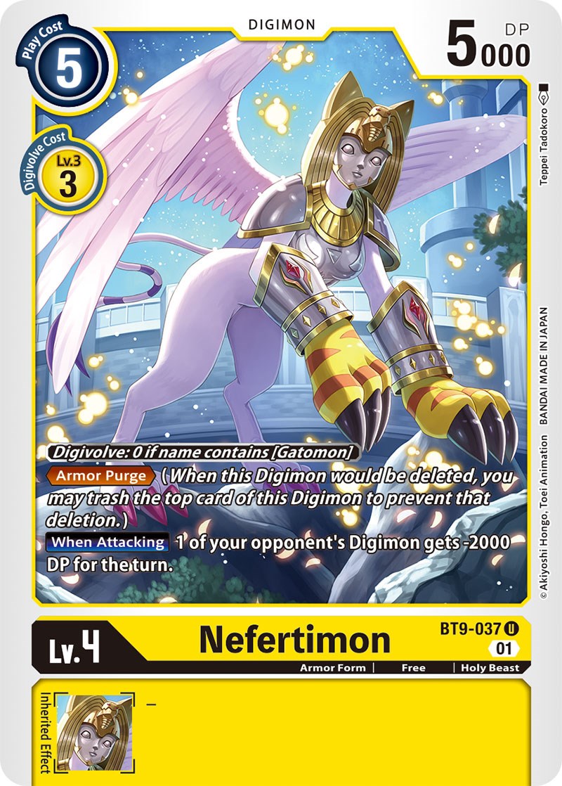 Nefertimon [BT9-037] [X Record] | The Time Vault CA