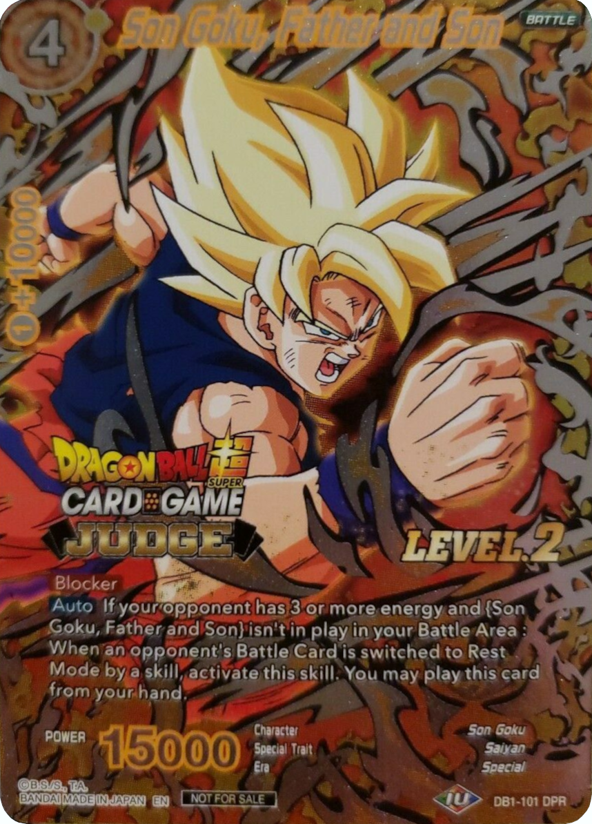 Son Goku, Father and Son (Level 2) (DB1-101) [Promotion Cards] | The Time Vault CA