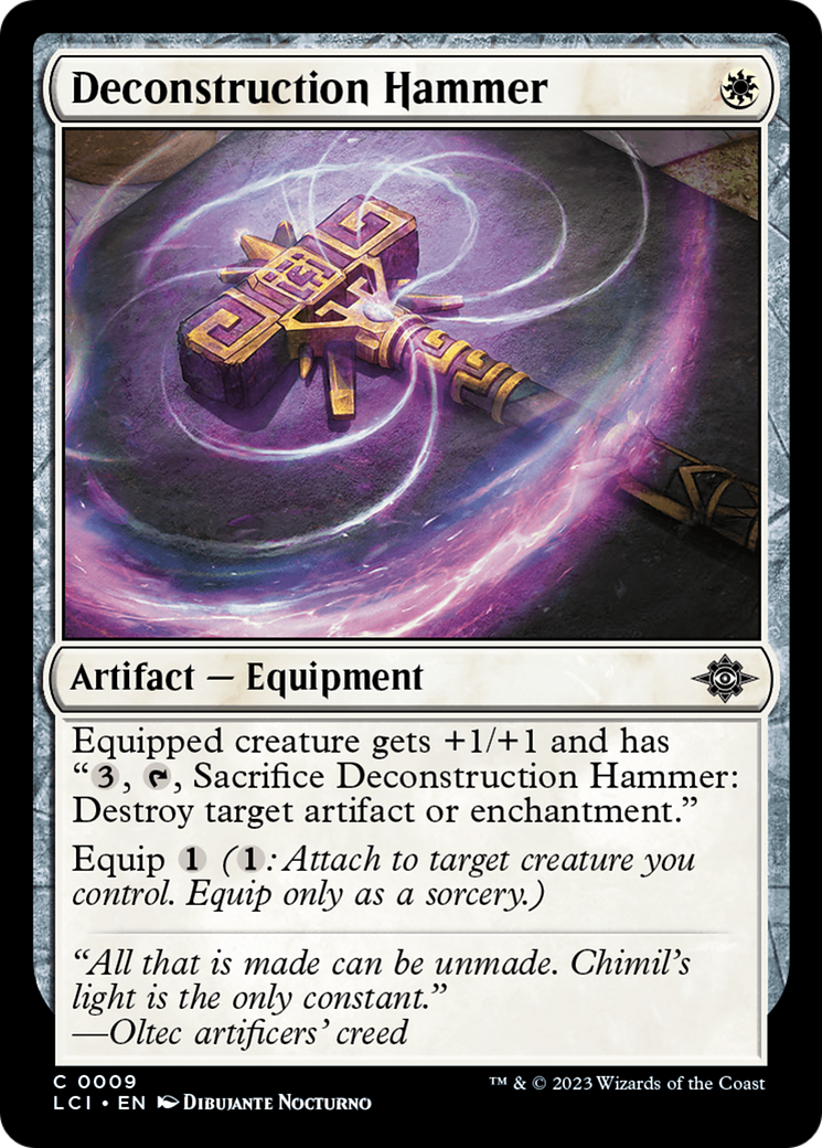 Deconstruction Hammer [The Lost Caverns of Ixalan] | The Time Vault CA