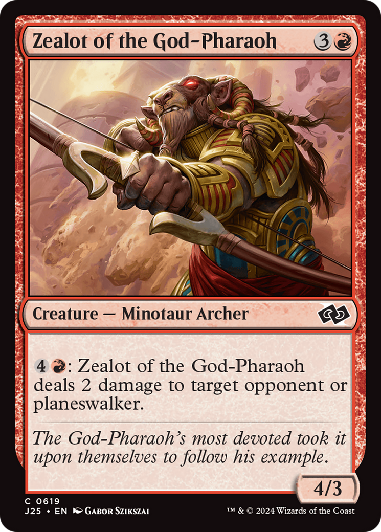 Zealot of the God-Pharaoh [Foundations Jumpstart] | The Time Vault CA