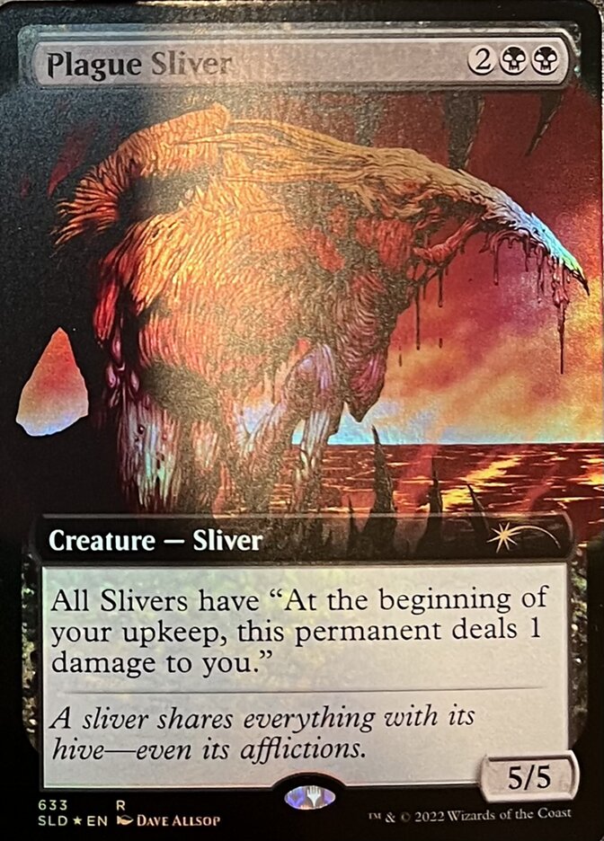 Plague Sliver (Extended Art) [Secret Lair Drop Promos] | The Time Vault CA