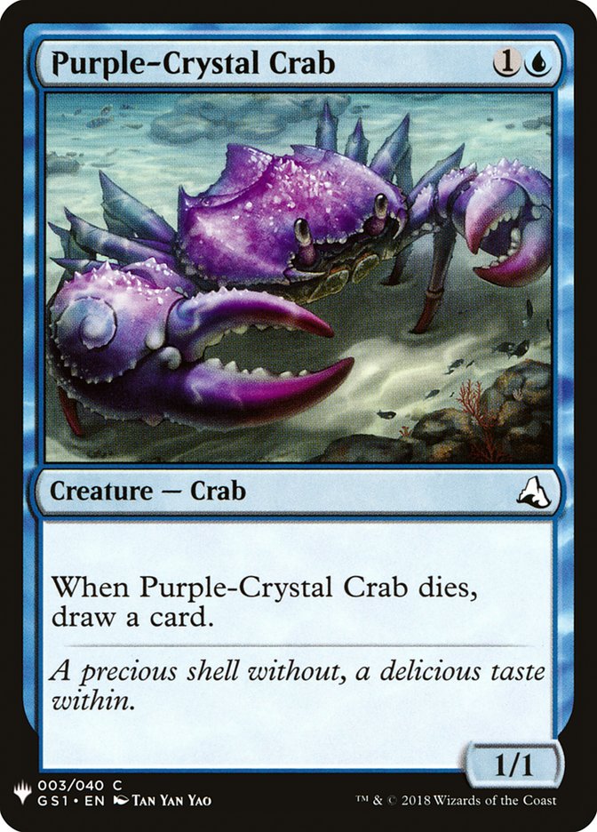 Purple-Crystal Crab [Mystery Booster] | The Time Vault CA