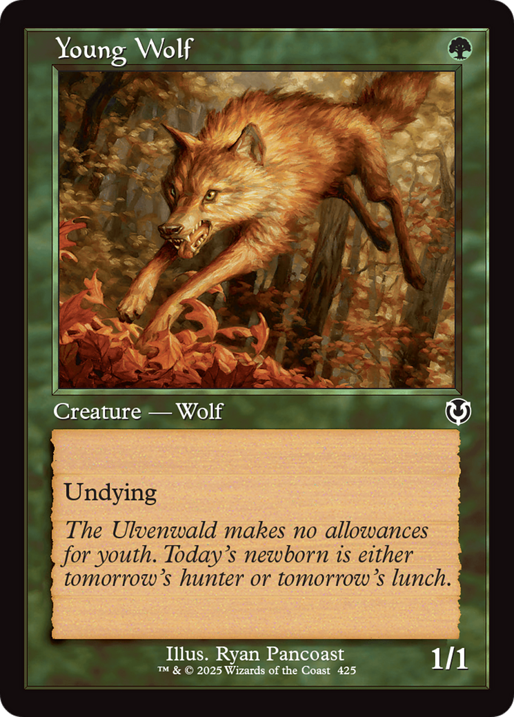 Young Wolf (Retro Frame) [Innistrad Remastered] | The Time Vault CA