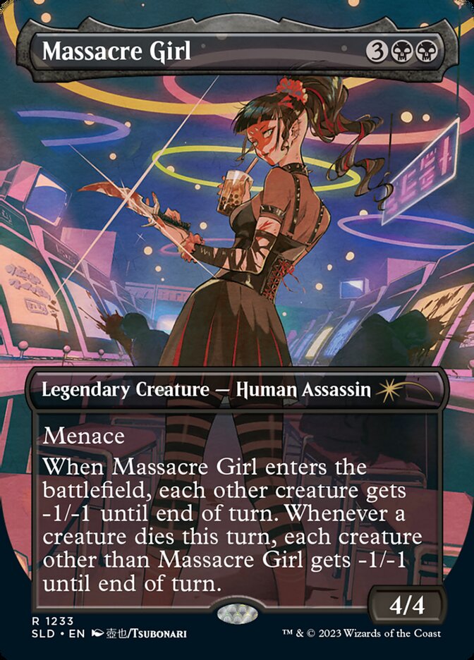 Massacre Girl (Borderless) [Secret Lair Drop Series] | The Time Vault CA