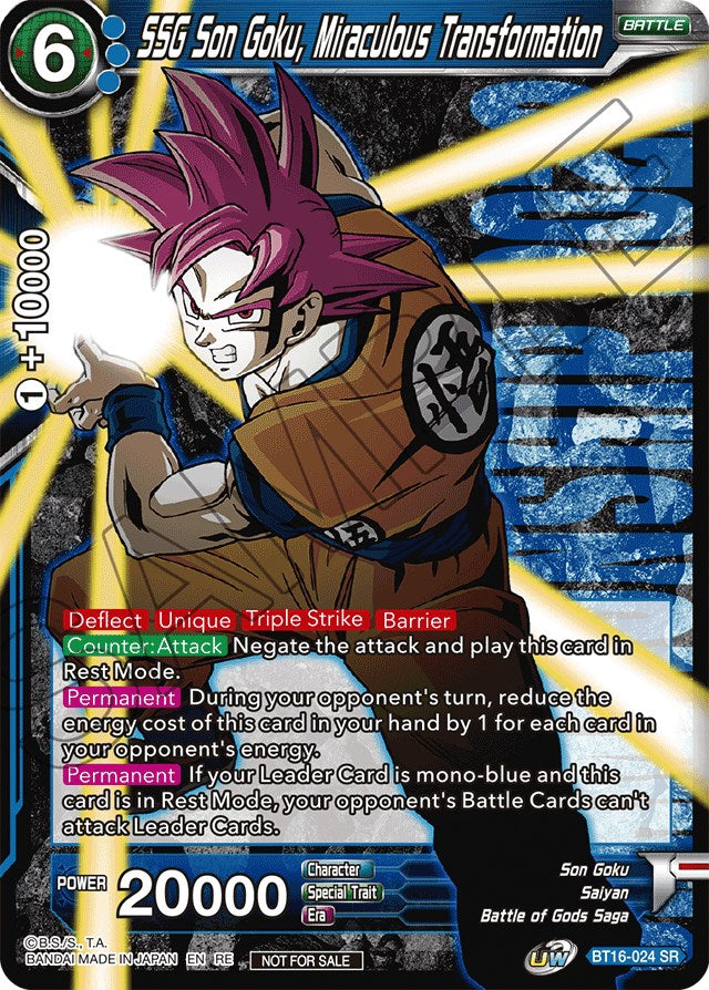 SSG Son Goku, Miraculous Transformation (Championship 2022) (BT15-024) [Promotion Cards] | The Time Vault CA