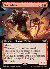 Star Athlete (Extended Art) [Duskmourn: House of Horror Commander] | The Time Vault CA