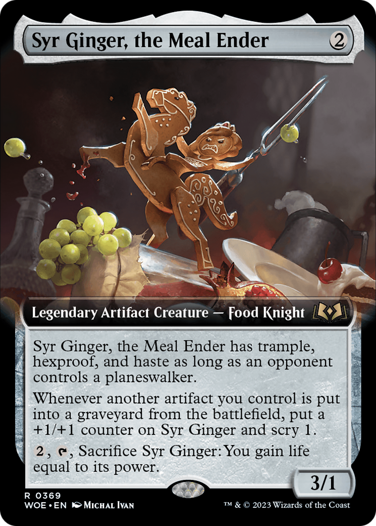 Syr Ginger, the Meal Ender (Extended Art) [Wilds of Eldraine] | The Time Vault CA