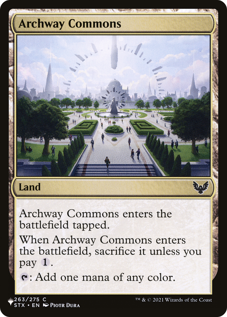 Archway Commons [The List] | The Time Vault CA