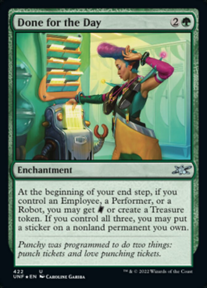 Done for the Day (Galaxy Foil) [Unfinity] | The Time Vault CA