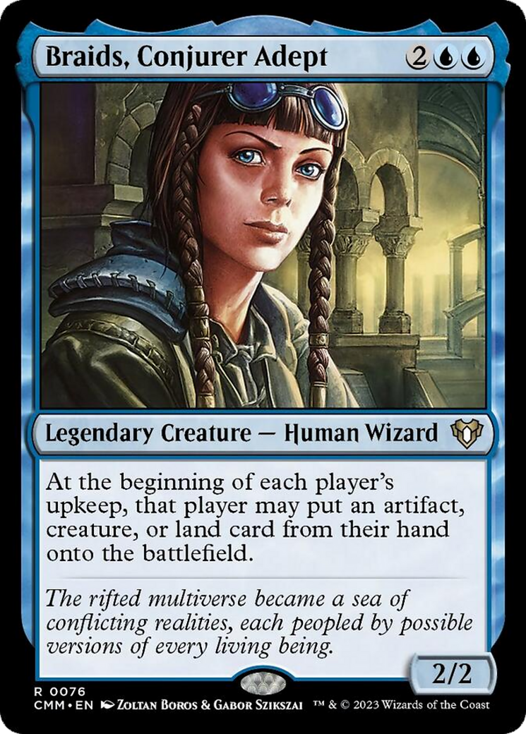 Braids, Conjurer Adept [Commander Masters] | The Time Vault CA