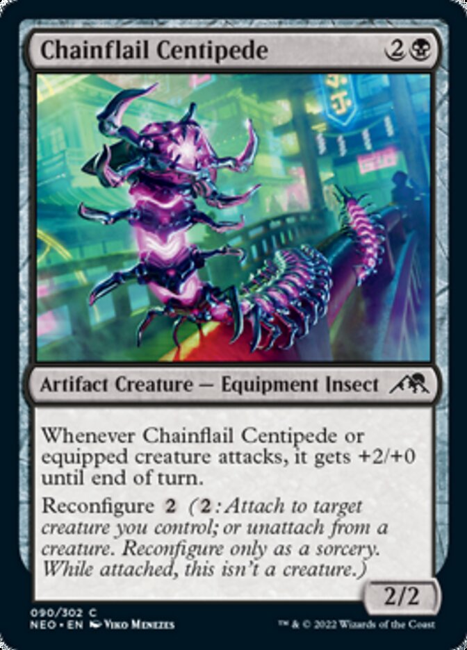 Chainflail Centipede [Kamigawa: Neon Dynasty] | The Time Vault CA