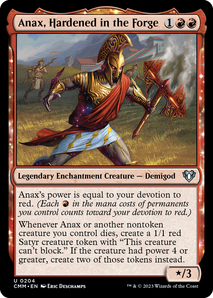 Anax, Hardened in the Forge [Commander Masters] | The Time Vault CA