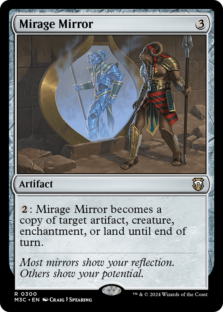 Mirage Mirror (Ripple Foil) [Modern Horizons 3 Commander] | The Time Vault CA