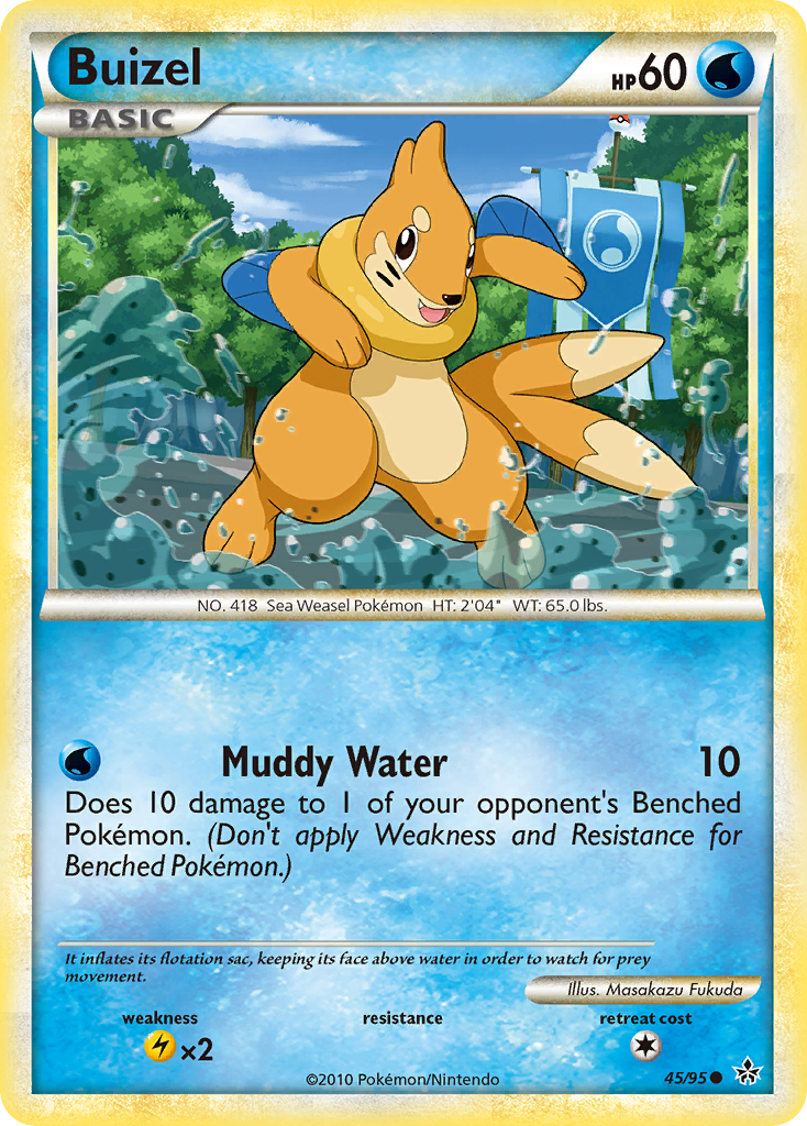 Buizel (45/95) [HeartGold & SoulSilver: Unleashed] | The Time Vault CA