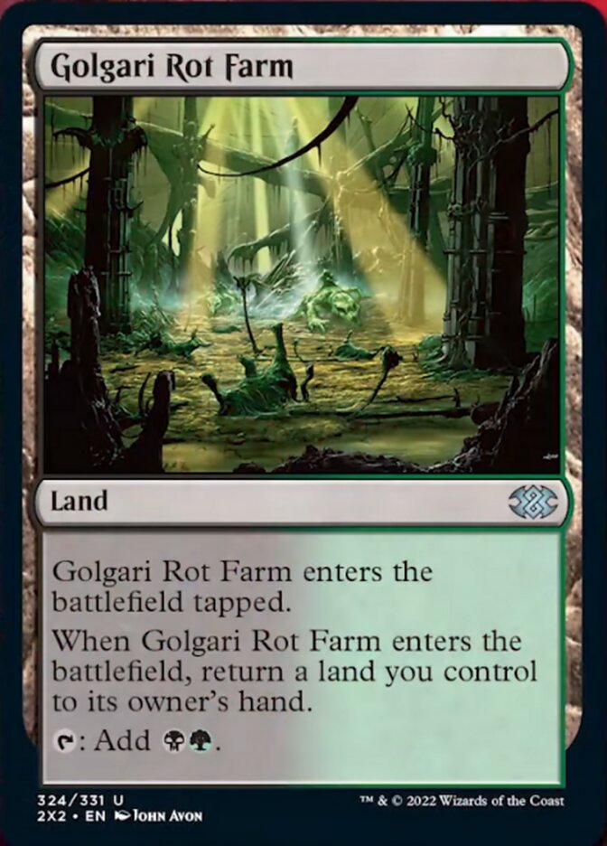 Golgari Rot Farm [Double Masters 2022] | The Time Vault CA