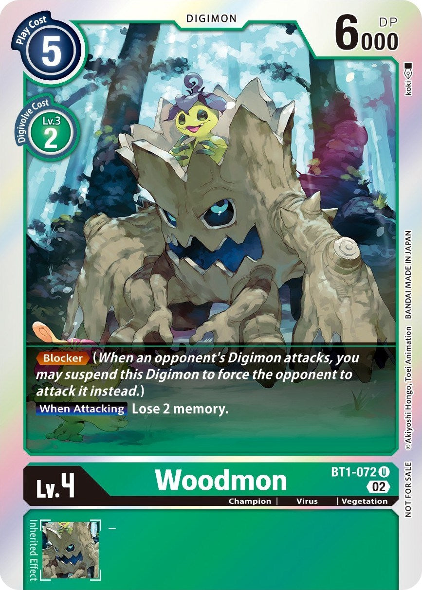 Woodmon [BT1-072] (Official Tournament Pack Vol. 6) [Release Special Booster Promos] | The Time Vault CA