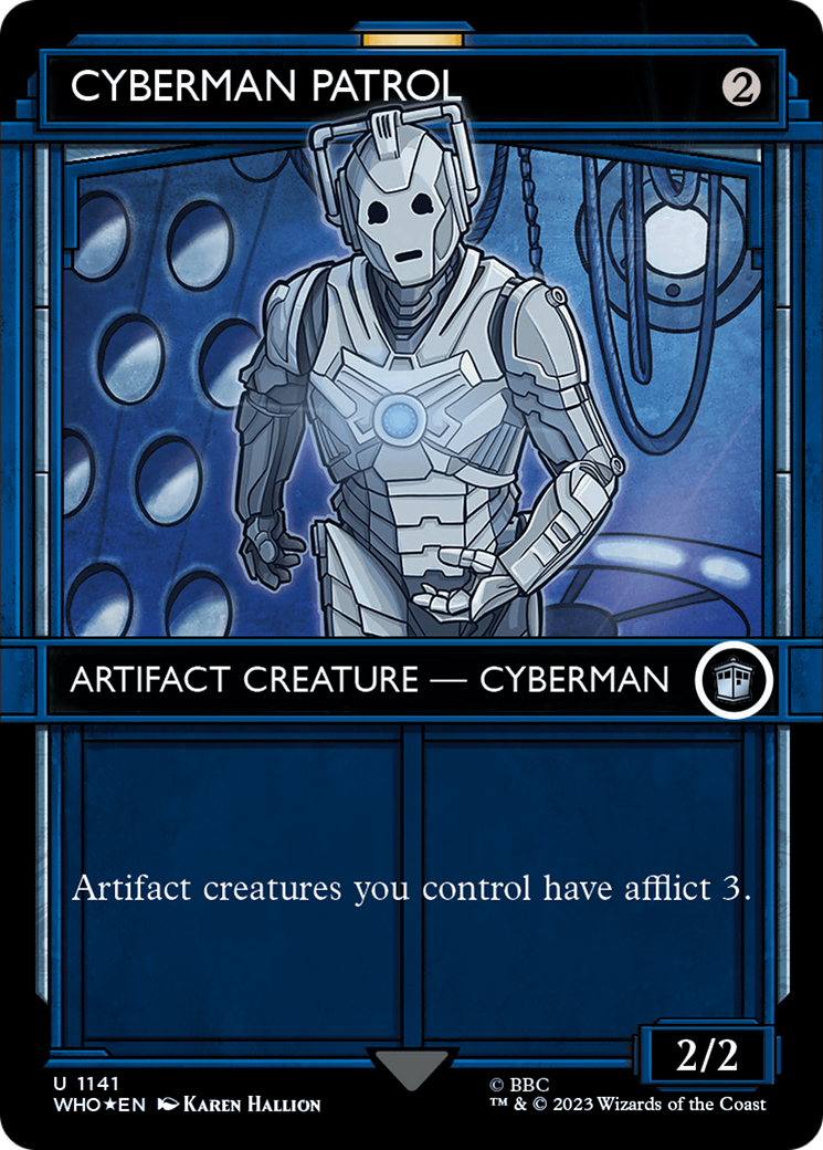 Cyberman Patrol (Showcase) (Surge Foil) [Doctor Who] | The Time Vault CA