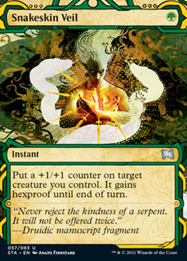 Snakeskin Veil (Foil Etched) [Strixhaven: Mystical Archive] | The Time Vault CA