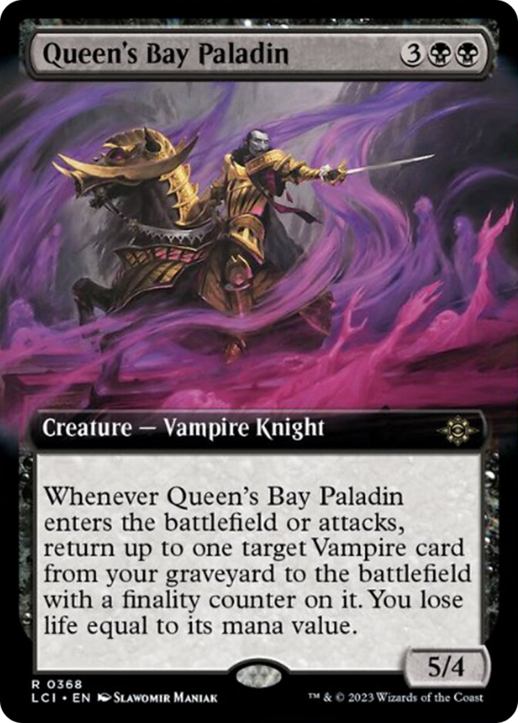 Queen's Bay Paladin (Extended Art) [The Lost Caverns of Ixalan] | The Time Vault CA