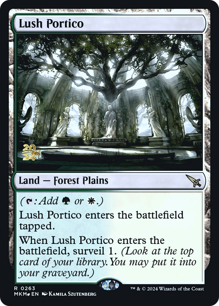 Lush Portico [Murders at Karlov Manor Prerelease Promos] | The Time Vault CA