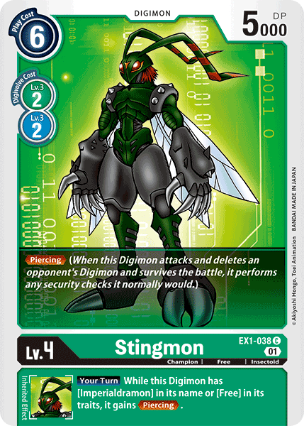 Stingmon [EX1-038] [Classic Collection] | The Time Vault CA