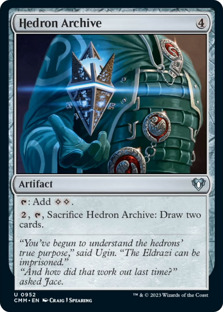 Hedron Archive [Commander Masters] | The Time Vault CA
