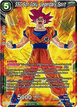 SSG Son Goku, Legendary Spirit (P-312) [Promotion Cards] | The Time Vault CA