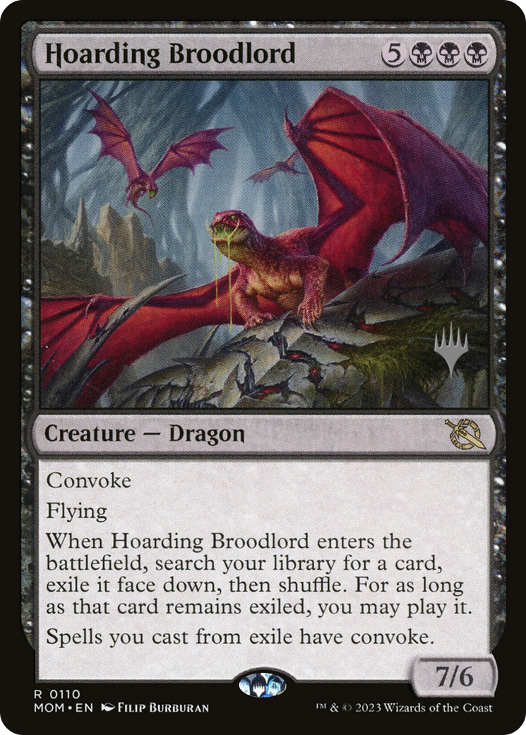 Hoarding Broodlord (Promo Pack) [March of the Machine Promos] | The Time Vault CA