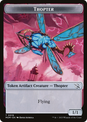 Thopter // Spirit (14) Double-Sided Token [March of the Machine Tokens] | The Time Vault CA