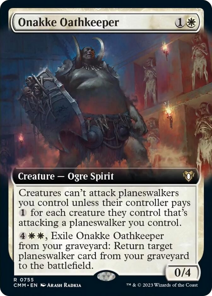 Onakke Oathkeeper (Extended Art) [Commander Masters] | The Time Vault CA