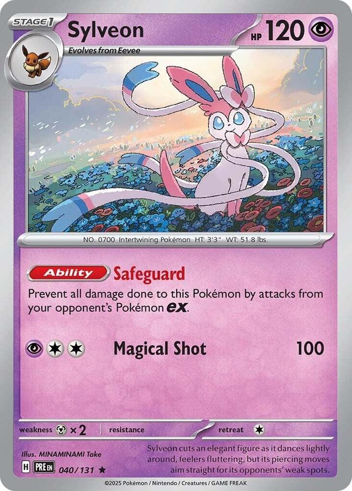 Sylveon (040/131) [Scarlet & Violet: Prismatic Evolutions] | The Time Vault CA