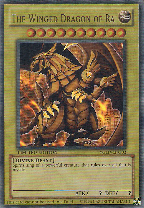 The Winged Dragon of Ra [YGLD-ENG03] Ultra Rare | The Time Vault CA