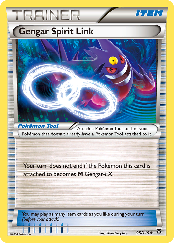 Gengar Spirit Link (95/119) [XY: Phantom Forces] | The Time Vault CA