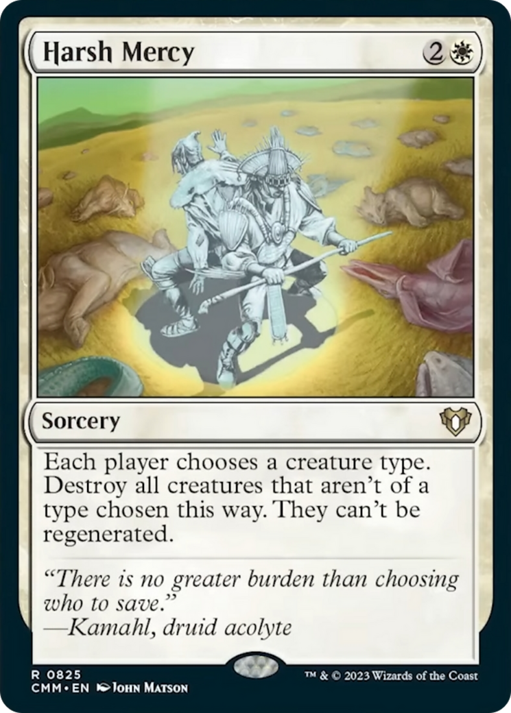 Harsh Mercy [Commander Masters] | The Time Vault CA