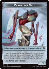 Citizen // Phyrexian Mite Double-Sided Token [Reality Fracture Commander Tokens] | The Time Vault CA