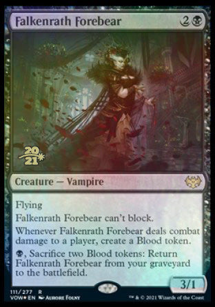 Falkenrath Forebear [Innistrad: Crimson Vow Prerelease Promos] | The Time Vault CA