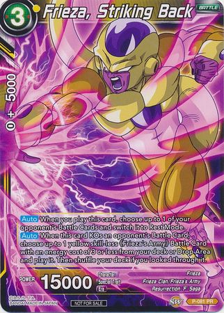 Frieza, Striking Back (P-081) [Promotion Cards] | The Time Vault CA
