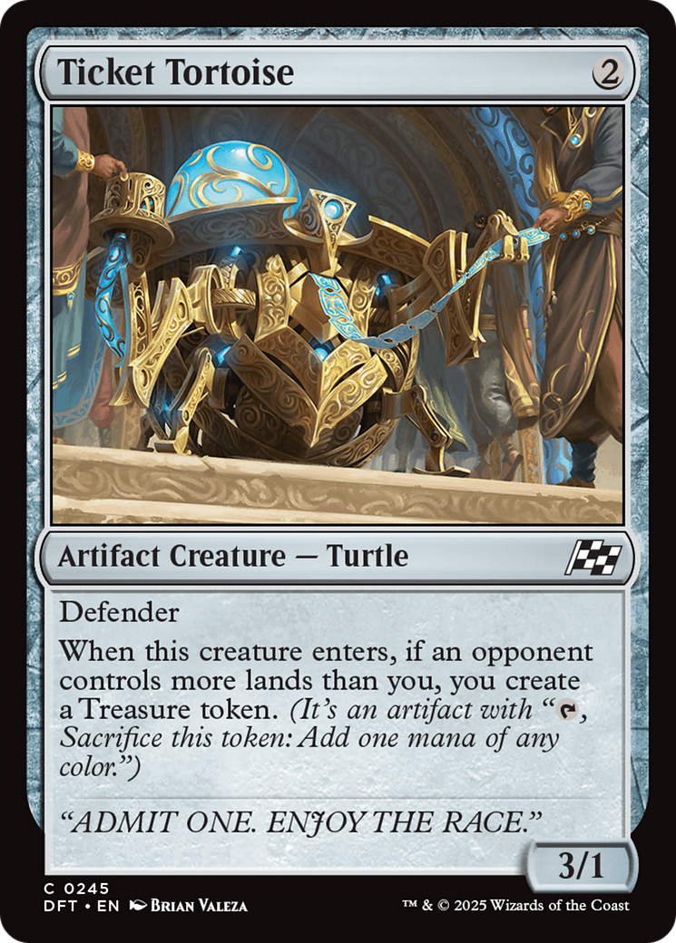 Ticket Tortoise [Aetherdrift] | The Time Vault CA