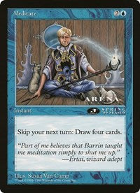 Meditate (Oversized) [Oversize Cards] | The Time Vault CA