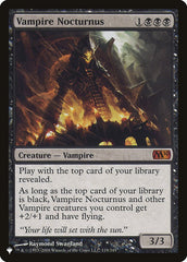 Vampire Nocturnus [The List] | The Time Vault CA