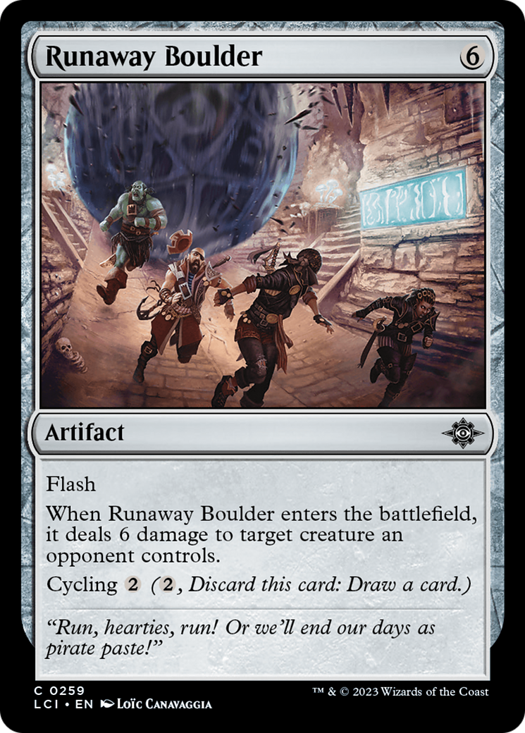 Runaway Boulder [The Lost Caverns of Ixalan] | The Time Vault CA