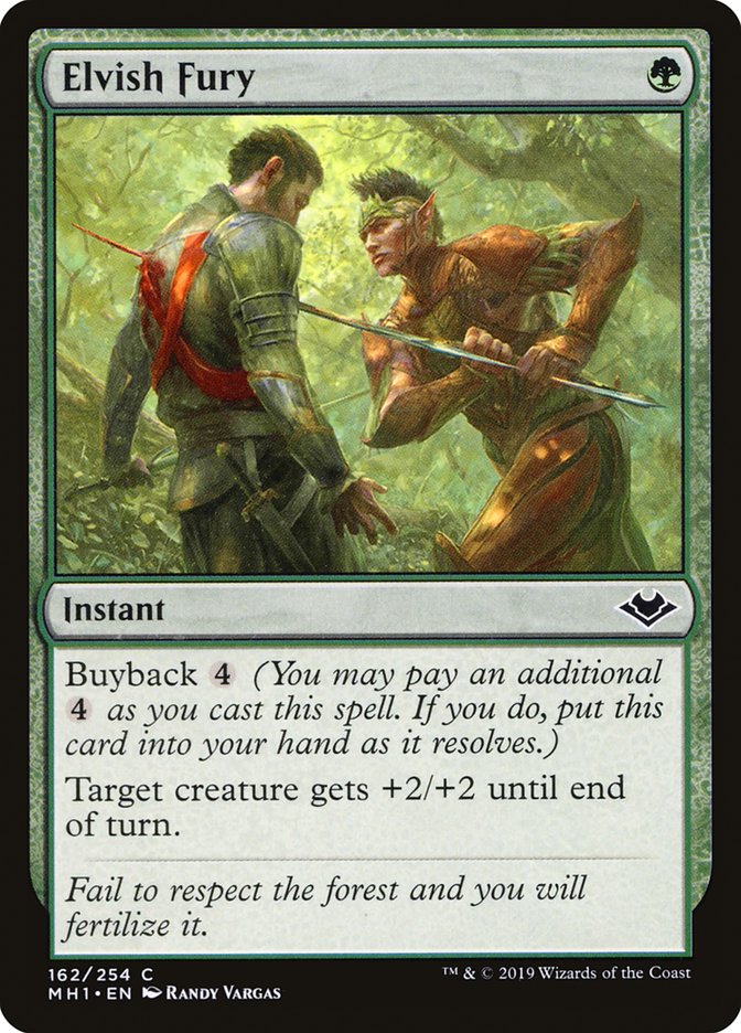 Elvish Fury [Modern Horizons] | The Time Vault CA