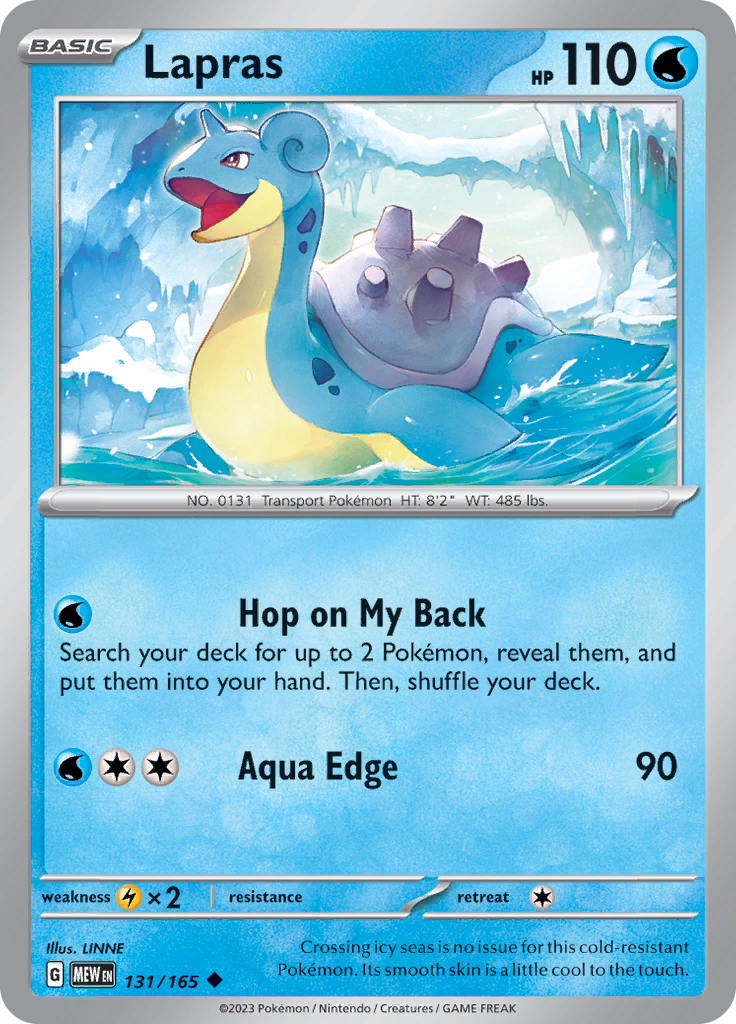 Lapras (131/165) [Scarlet & Violet 151] | The Time Vault CA