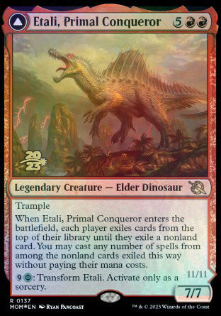 Etali, Primal Conqueror // Etali, Primal Sickness [March of the Machine Prerelease Promos] | The Time Vault CA